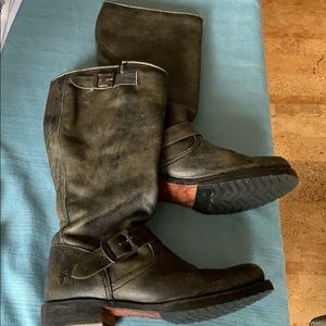 Frye Distressed Boots Size 8 1/2